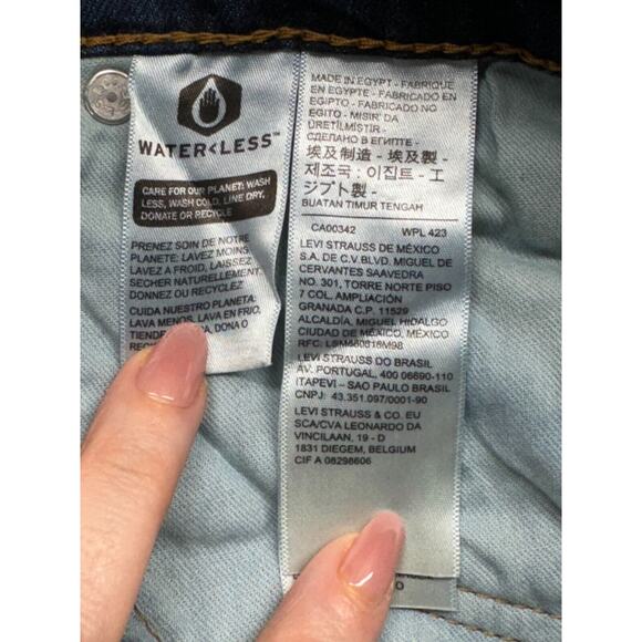 Levi's Jeans Mens 40x34 Blue 569 Loose Fit Straight Leg Medium Wash Denim - Picture 11 of 15